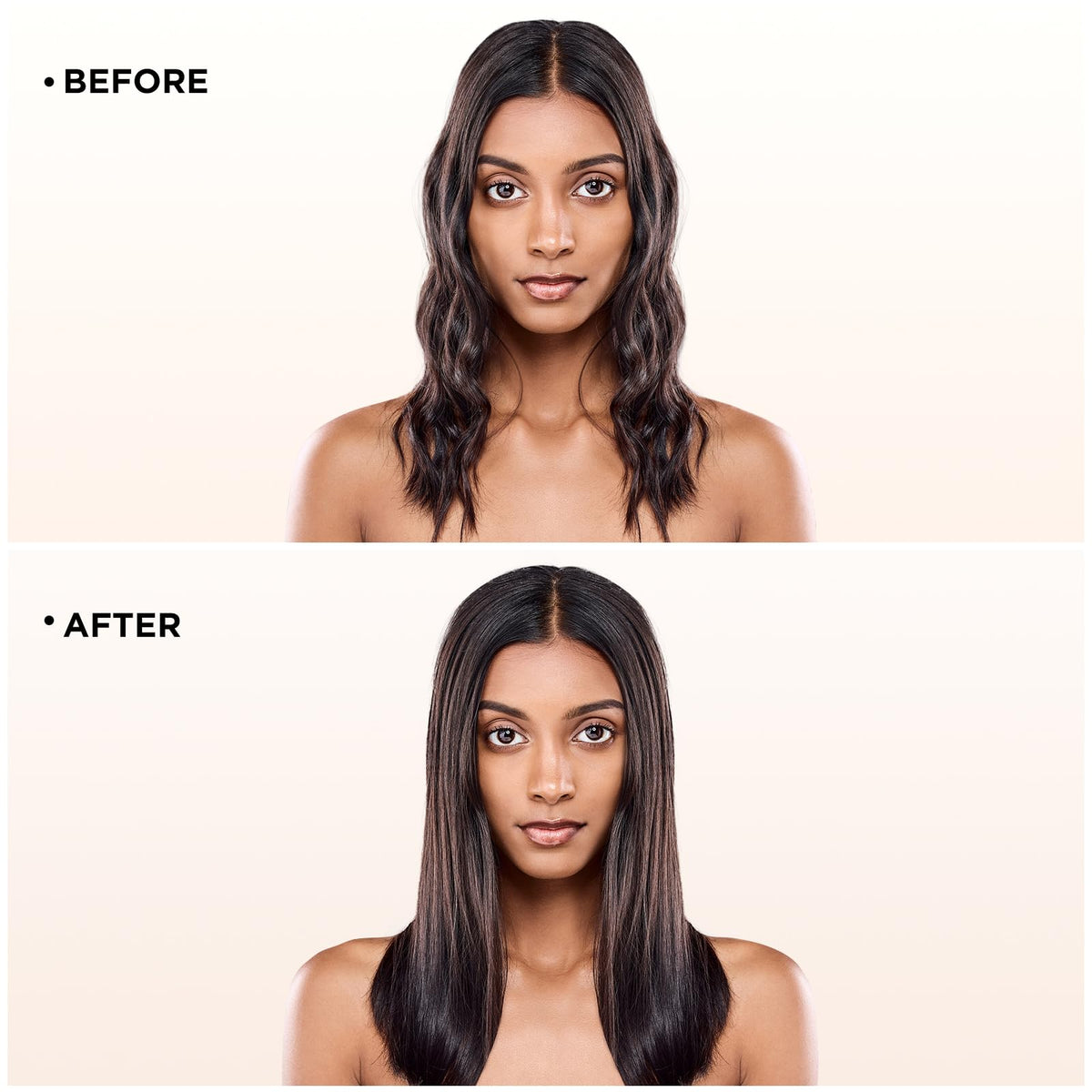 Prizm Hair Straightener Brush dual voltage icon showing travel readiness.