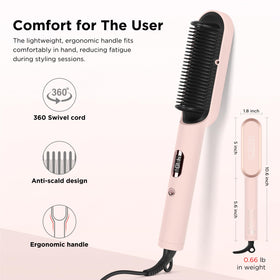 One-button operation simplifies styling sessions.