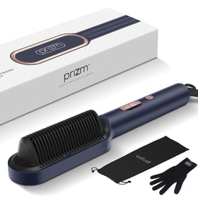 Gift-ready packaging of Prizm Hair Straightener Brush for thoughtful gifting