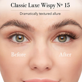 Inner corner lashes being placed to create a subtle eye-opening effect.