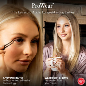 Pro Lash ProWear lash clusters with self-adhesive pre-applied for quick placement
