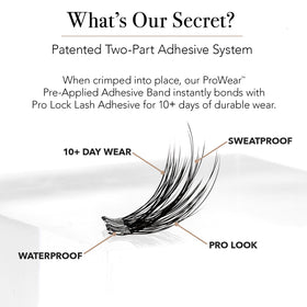 Pro Lash ProWear tweezers help place clusters precisely