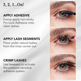 Pro Lash ProWear tweezers aiding precise placement