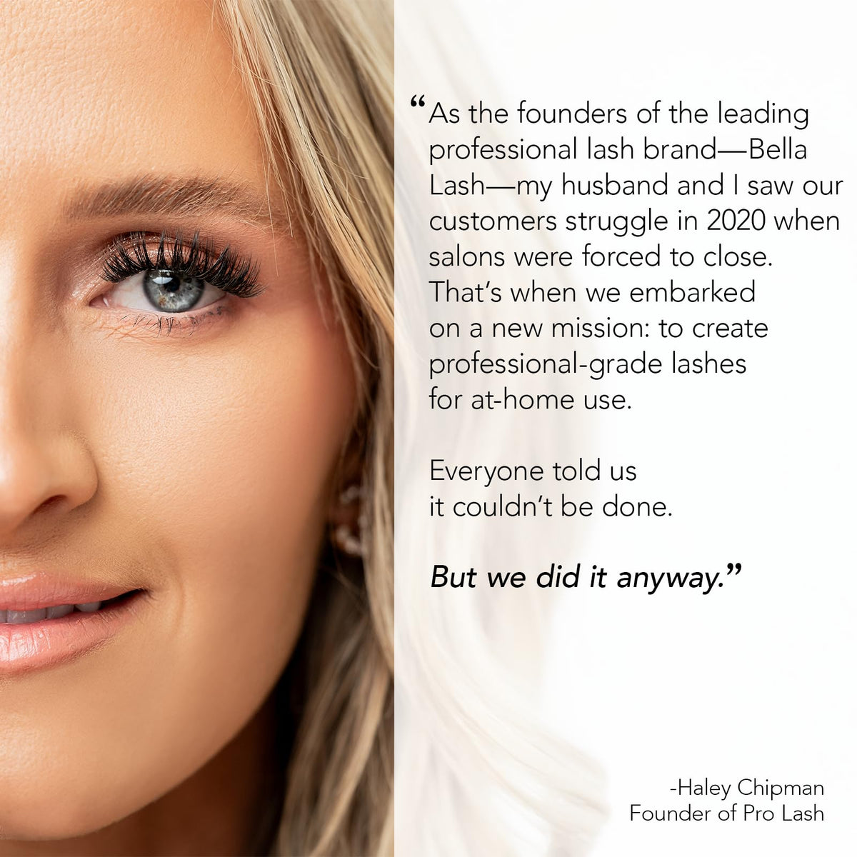 Pro Lash SoftWear easy-to-apply lashes for a seamless natural look