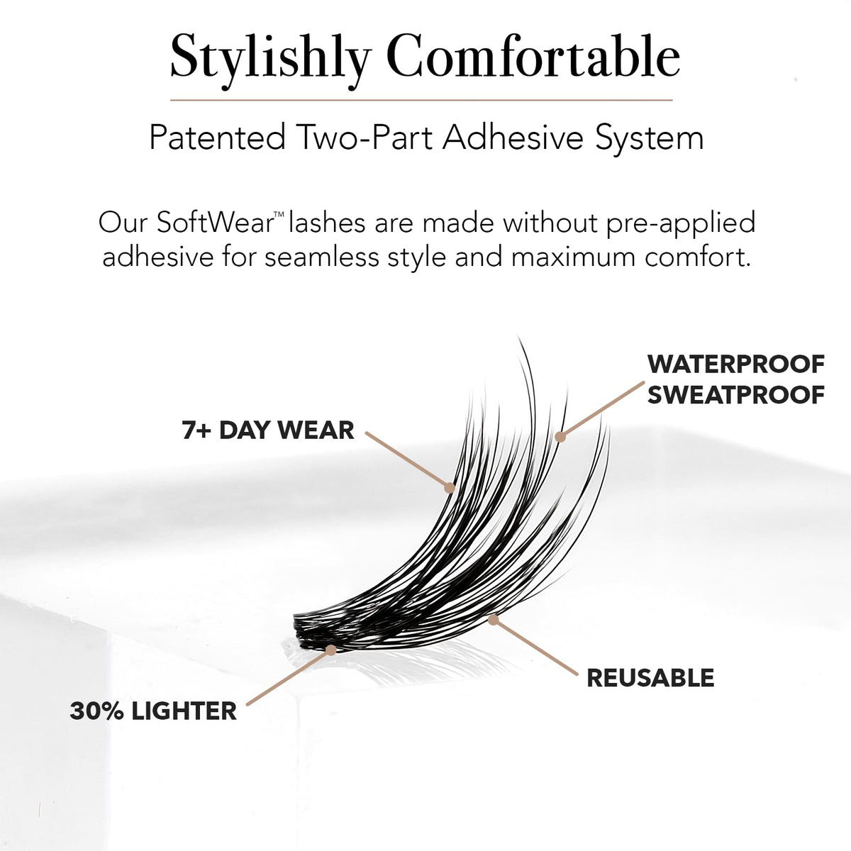 Remover included for quick, gentle removal without tugging.