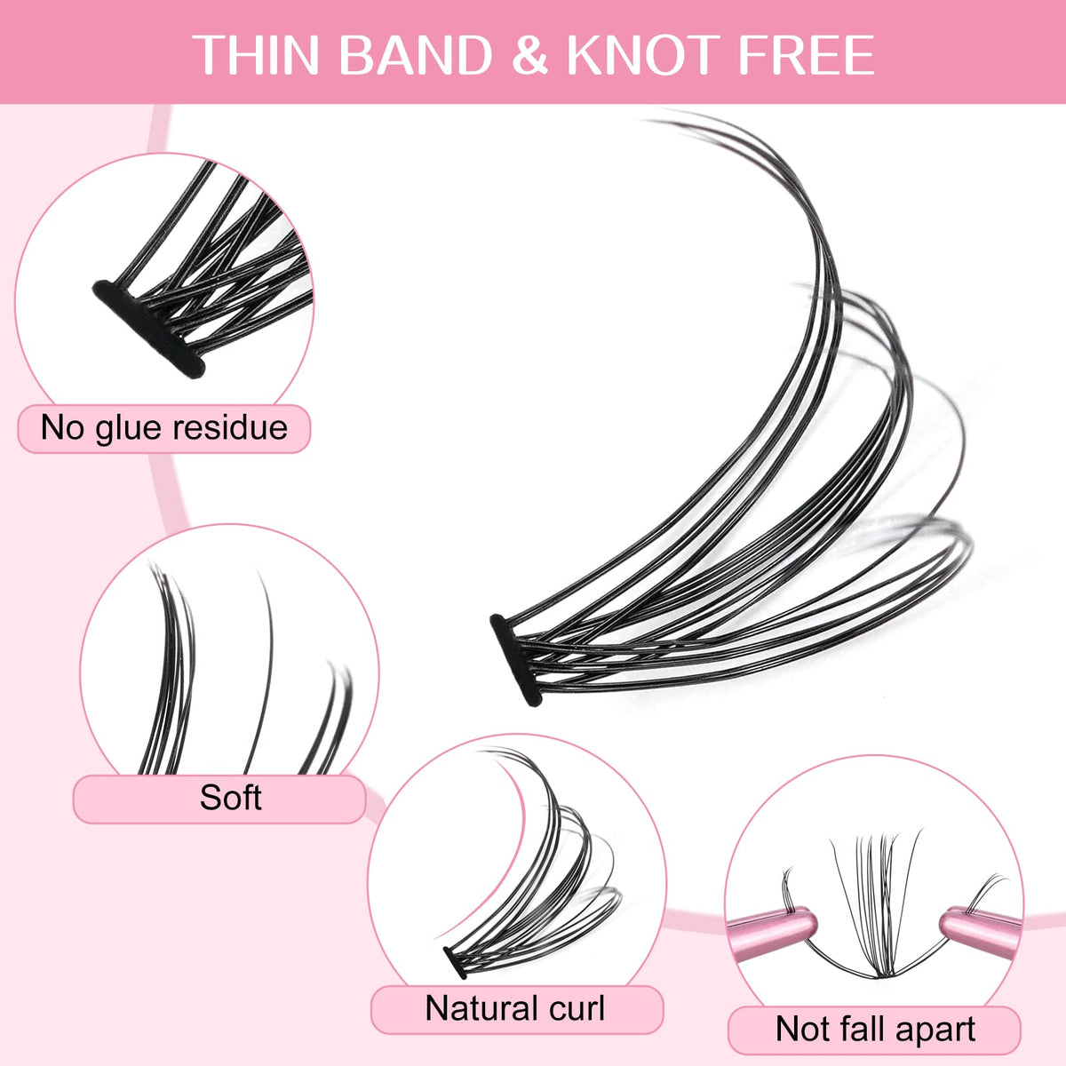 PRO LASHBEAUTY Bond and Seal applicator brush demonstrates precise lash setup.