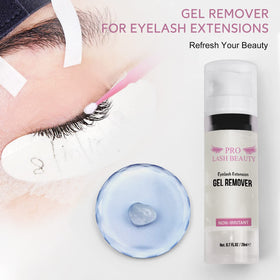 PRO LASHBEAUTY remover gel close-up showing easy-to-control texture.
