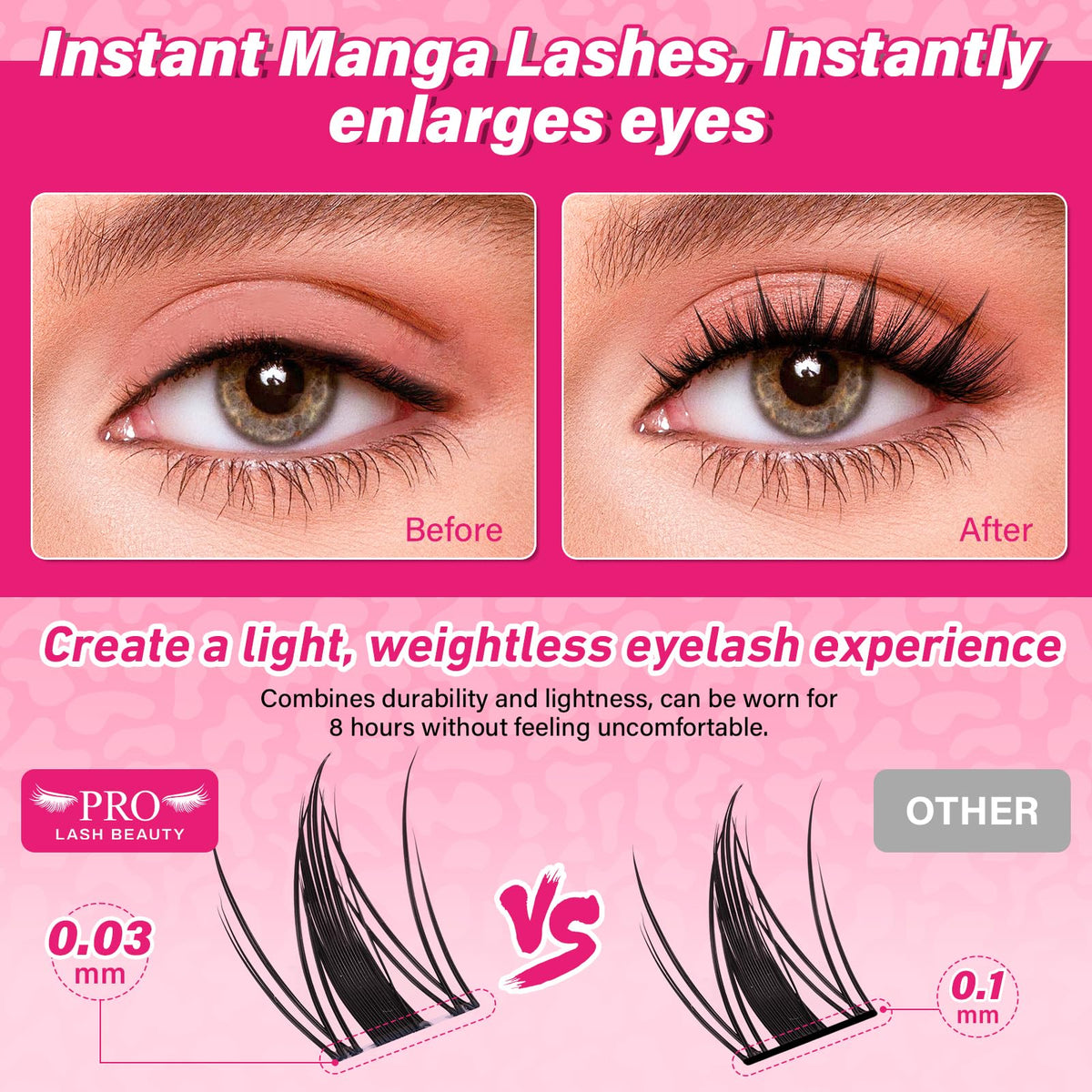 PRO LASHBEAUTY Fairy Lash Remover safely lifts clusters without tugging.