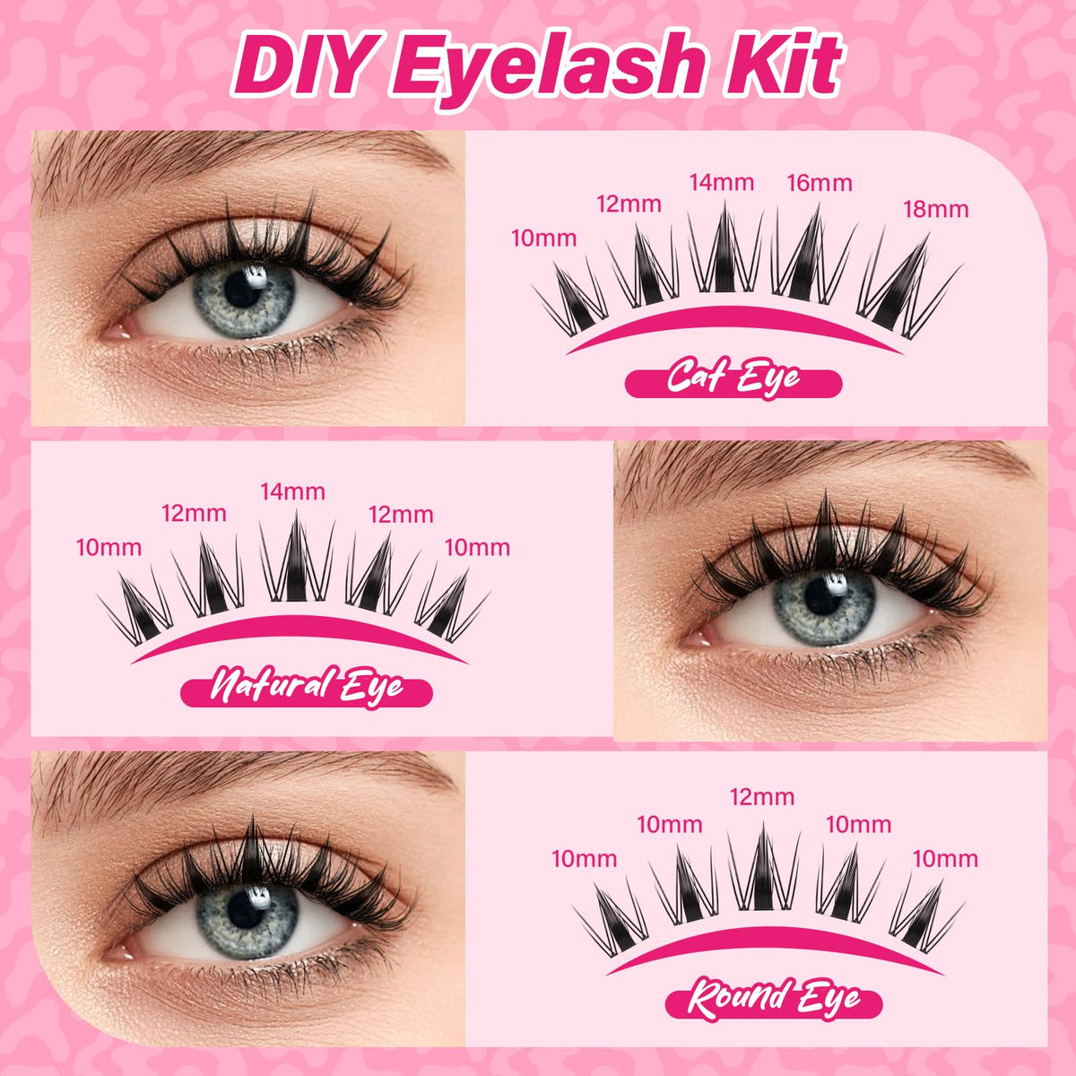 PRO LASHBEAUTY Fairy Lash Clusters wear look demonstrates natural glamour.