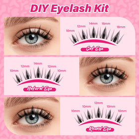 PRO LASHBEAUTY Fairy Lash Clusters wear look demonstrates natural glamour.