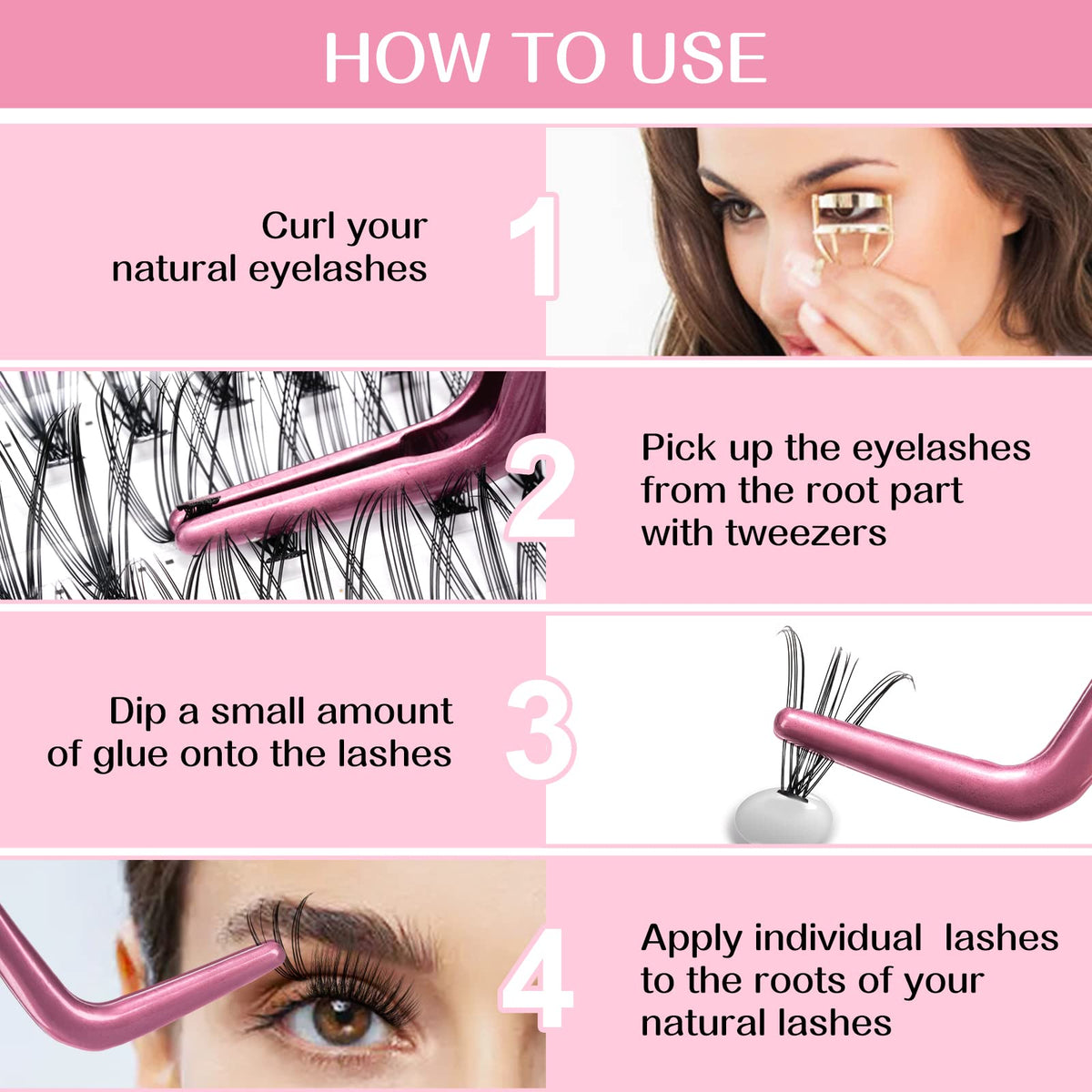 PRO LASHBEAUTY Fast-drying formula for quick, clean lash applications.