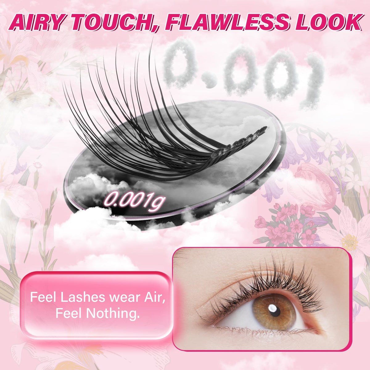 PRO LASHBEAUTY lash applicator tweezers for precise placement