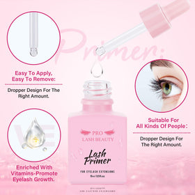 PRO LASHBEAUTY lash-bonder-sealant-application shows instant sealing of lash adhesive for smoother wear
