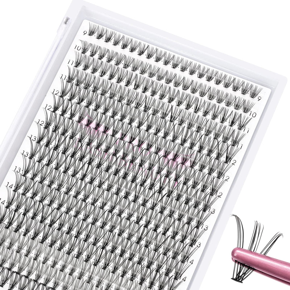 PRO LASHBEAUTY Lash Cluster Glue clear bottle provides secure, waterproof adhesion.