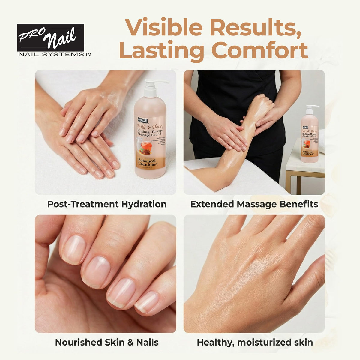 PRO NAIL Healing Therapy Lotion ingredients oil drops visible on label