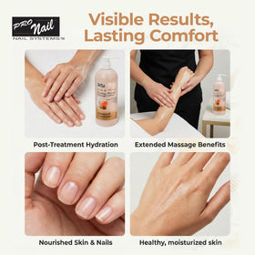 PRO NAIL Healing Therapy Lotion ingredients oil drops visible on label