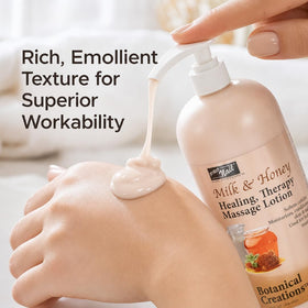 PRO NAIL Healing Therapy Lotion on nails for rejuvenation and hydration