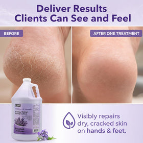 PRO NAIL spa treatment glide showing smooth application for extended sessions