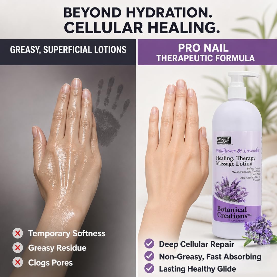 PRO NAIL lotion applied on hands for salon-grade care and nourishment