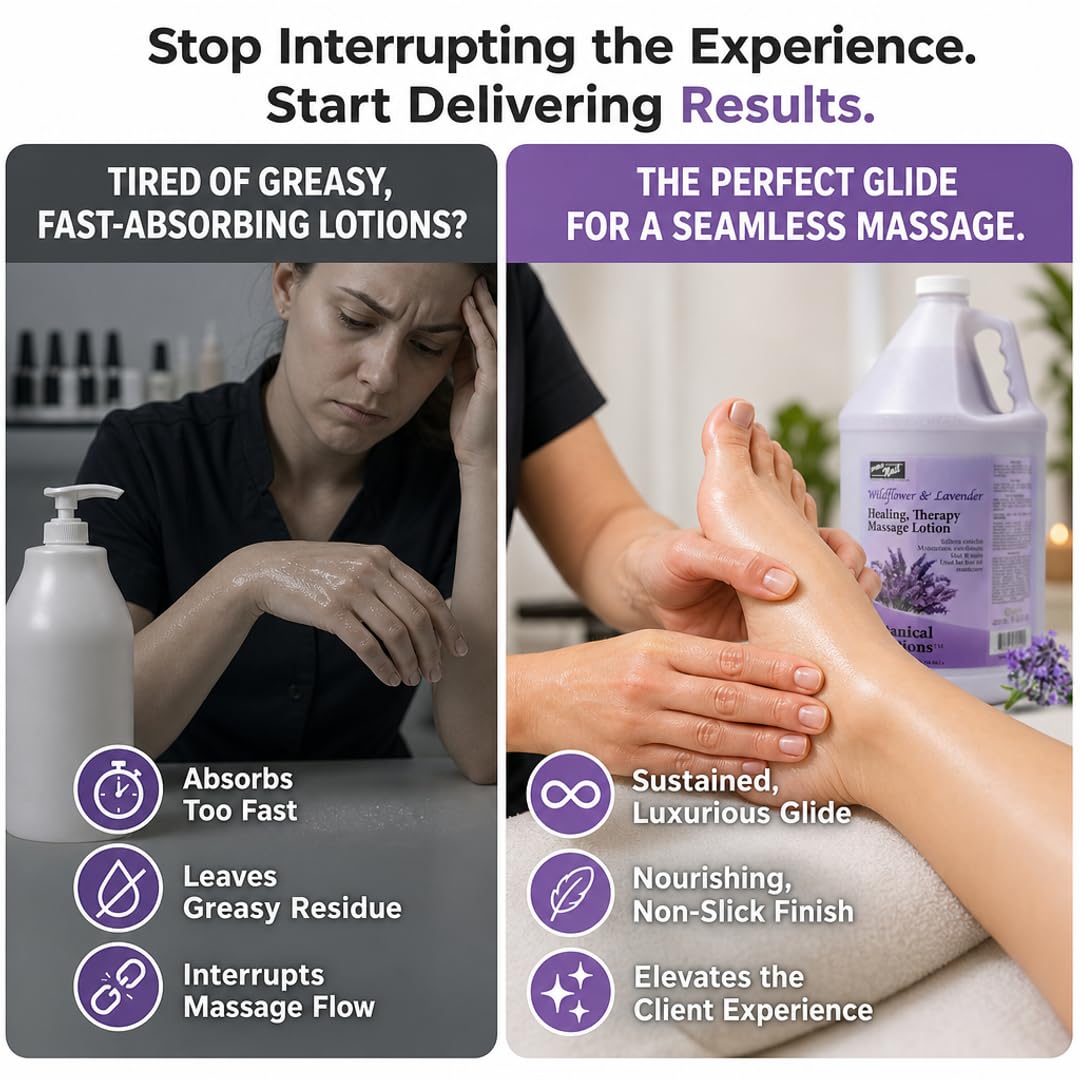 PRO NAIL therapeutic massage application demonstrating conditioning for skin and nails