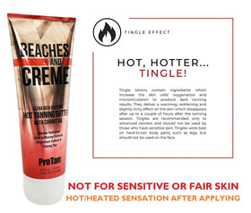 Carrot root oil ingredient highlighting nourishing skin care during tanning sessions.