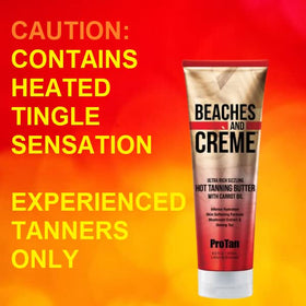 Mushroom extract supports skin conditioning and hydration in the tanning butter.