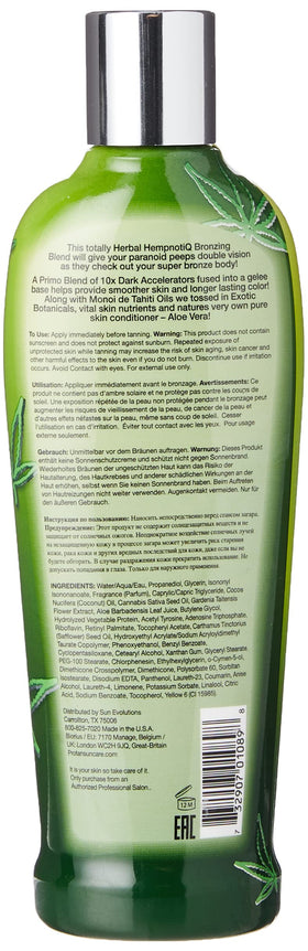 Pro Tan Radically Hemp Ultra gelee close-up, creamy texture for even color and easy application