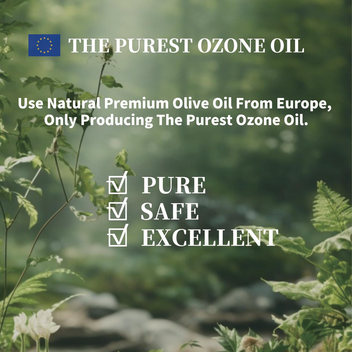 PrO3 liquid ozonated oil demonstrates easy skin absorption.