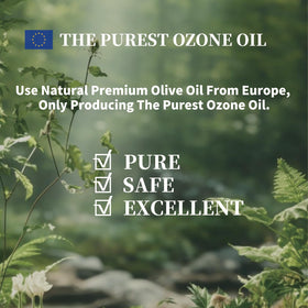 PrO3 liquid ozonated oil demonstrates easy skin absorption.