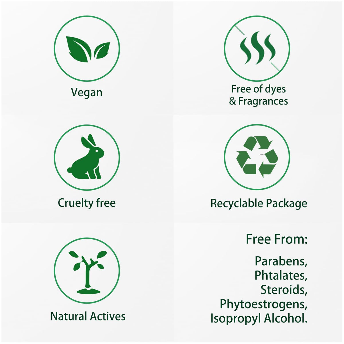 Front view of PrO3 packaging highlights organic skincare focus.
