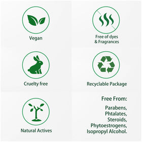 Front view of PrO3 packaging highlights organic skincare focus.