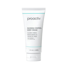 Proactiv blemish-control body cream exfoliating salicylic acid for clearer skin.