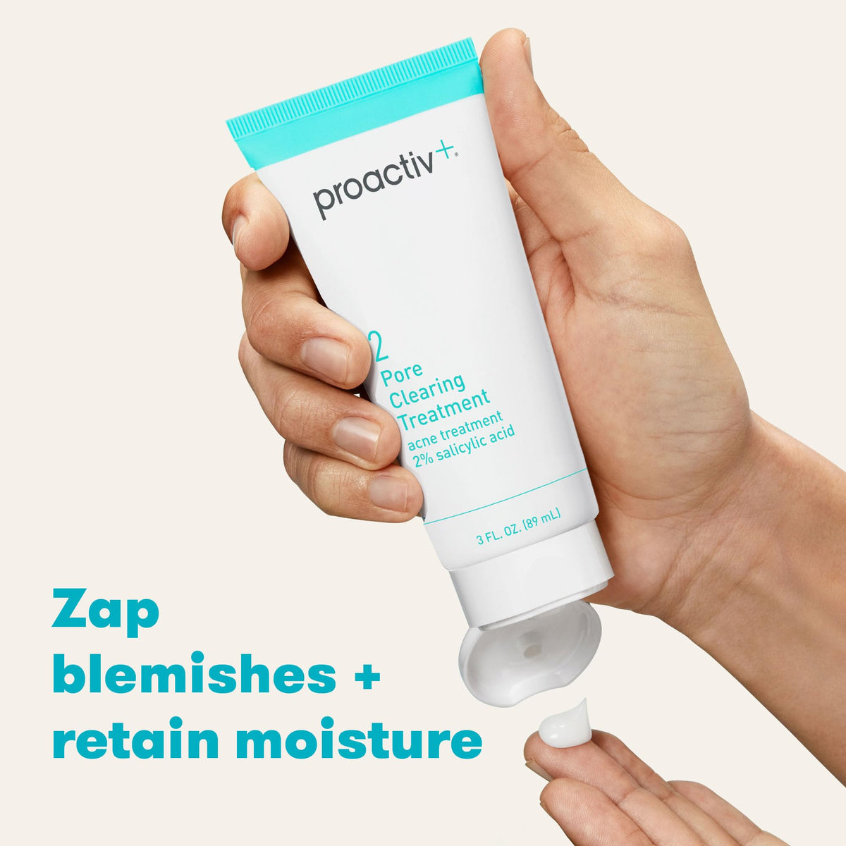 Proactiv Pore-Clearing Salicylic Acid action image highlights pore cleansing benefits.