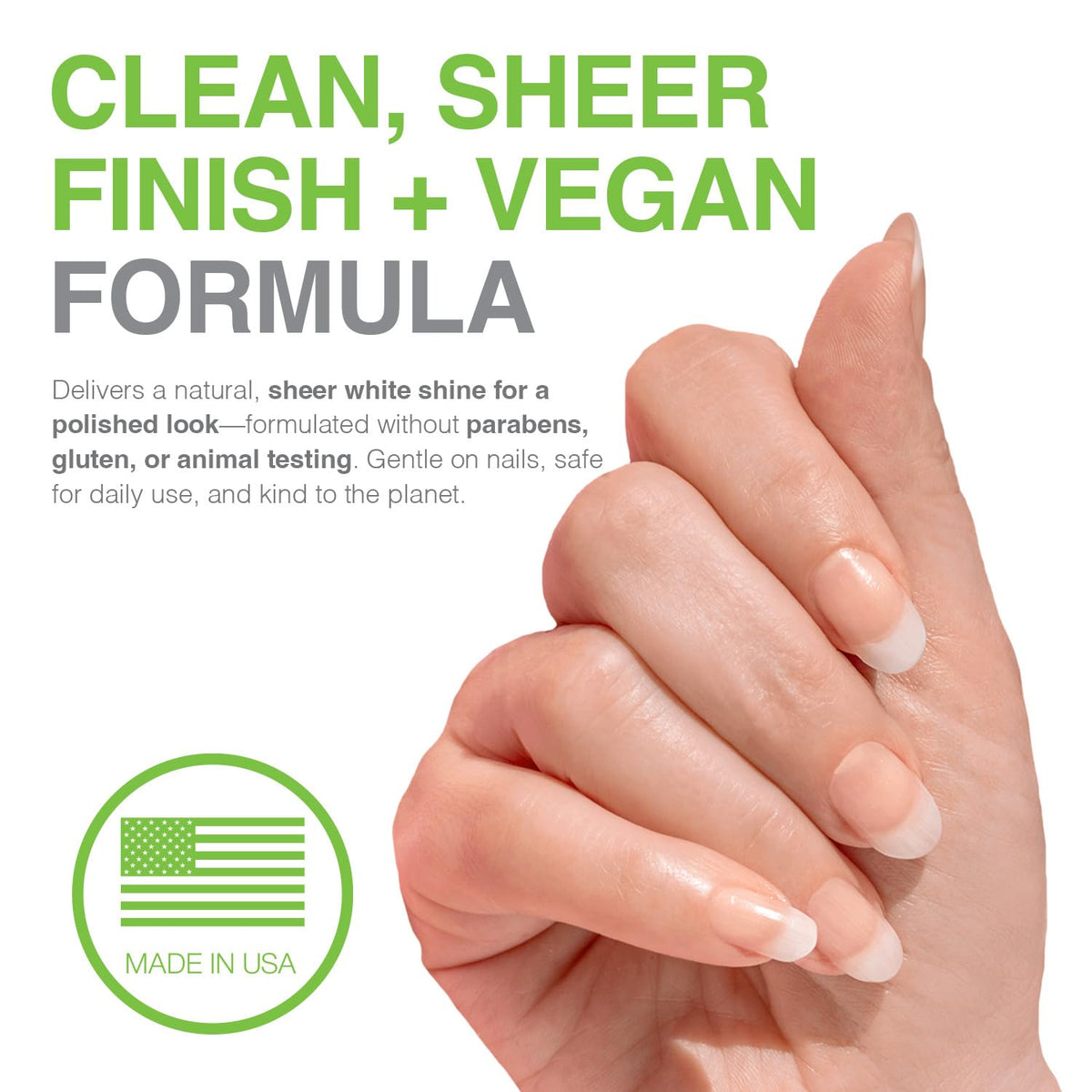 Probelle Nail Hardener Formula 1 clear gloss finish on nails