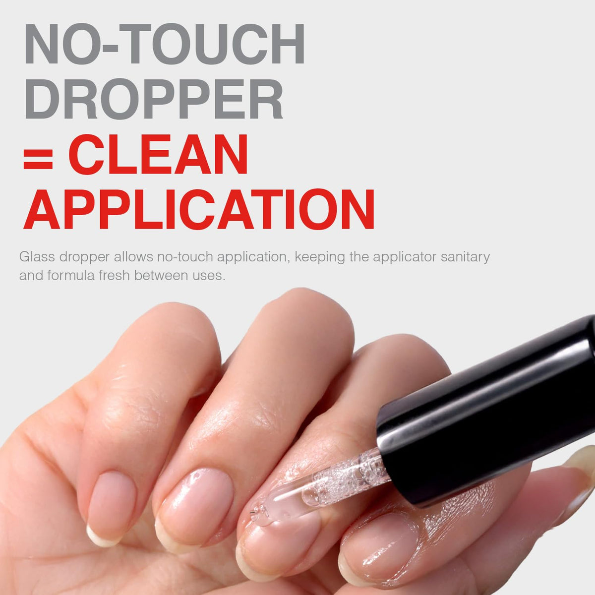 Probelle Nail Texture Improvement application for a smoother nail surface.