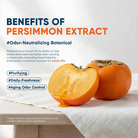 ProBliva Persimmon Soap underarms application demonstrates daily odor management.