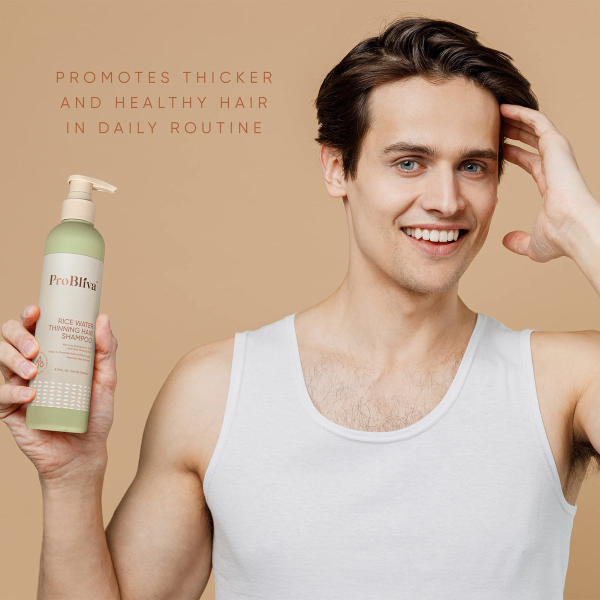 ProBliva Shampoo foam texture for smooth wash