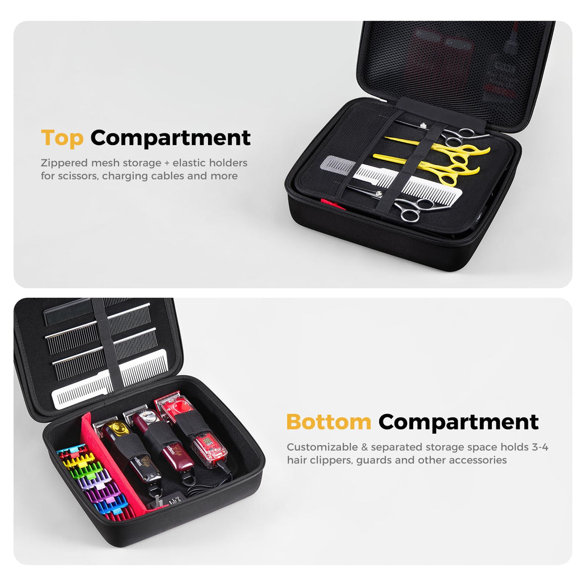 ProCase compatibility: fits Wahl, Andis, BaBylissPRO clippers securely