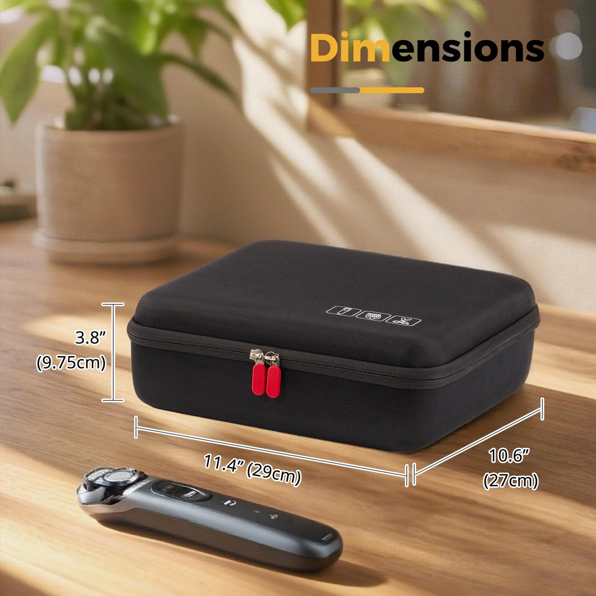 ProCase professional organizer for shop or house calls in black