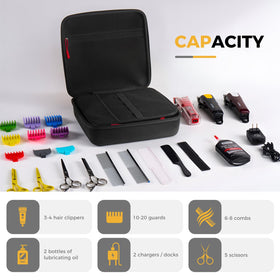 ProCase travel-friendly design with compact size and sturdy handle for on-the-go grooming