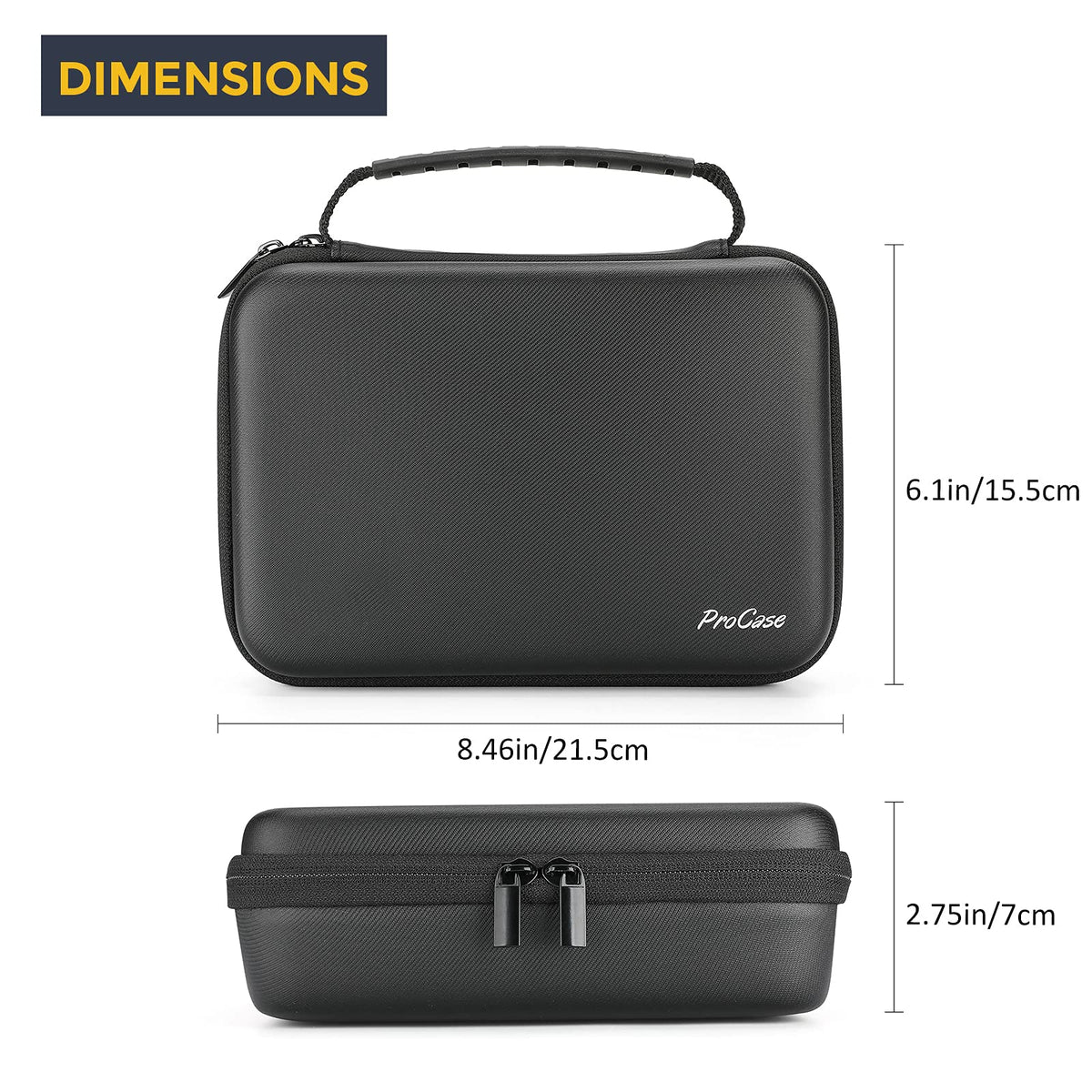 ProCase sturdy handle makes carrying simple for business trips and weekends away