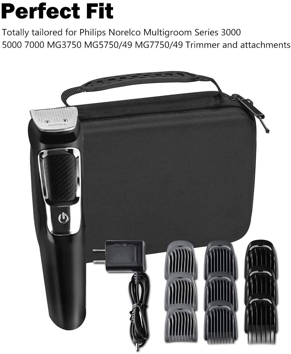 ProCase soft velvet interior cushions Norelco trimmers and attachments