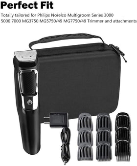 ProCase soft velvet interior cushions Norelco trimmers and attachments