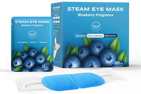 ProCIV blueberry steam eye mask pack on display for easy self-care.