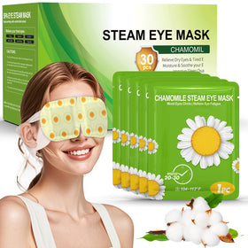 ProCIV steam eye mask chamomile promotes calm, gentle relief after screen time