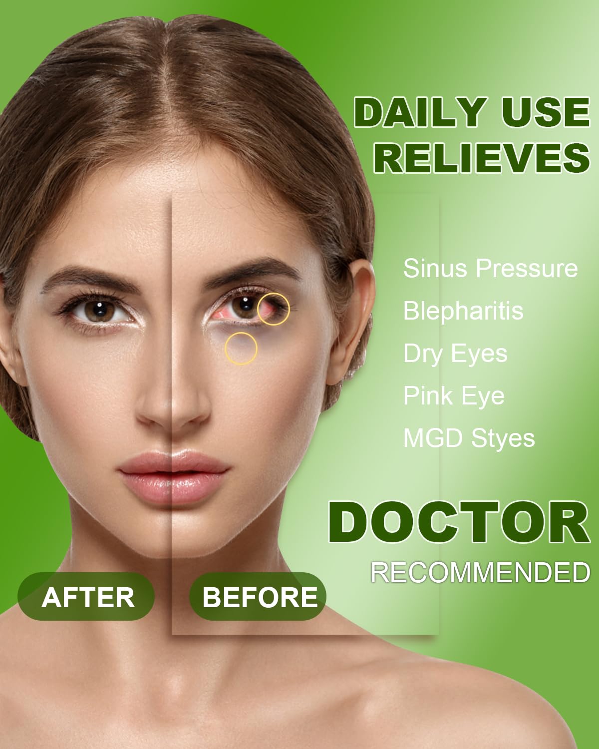 ProCIV steam eye mask chamomile spa-use for relaxing evenings at home