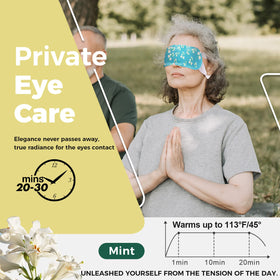ProCIV eye mask with soft fabric and elastic ear hooks.