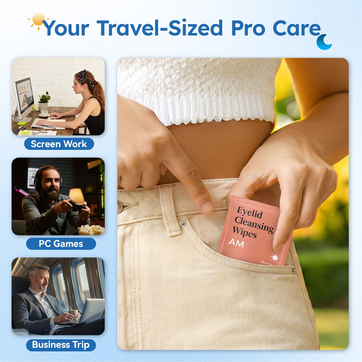 Prociv soft lint-free fabric with textured side cleanses