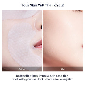 PROF.LING Real Deep Hyaluronic Acid Face Mask eyes cheeks jawline focus with subtle lift.
