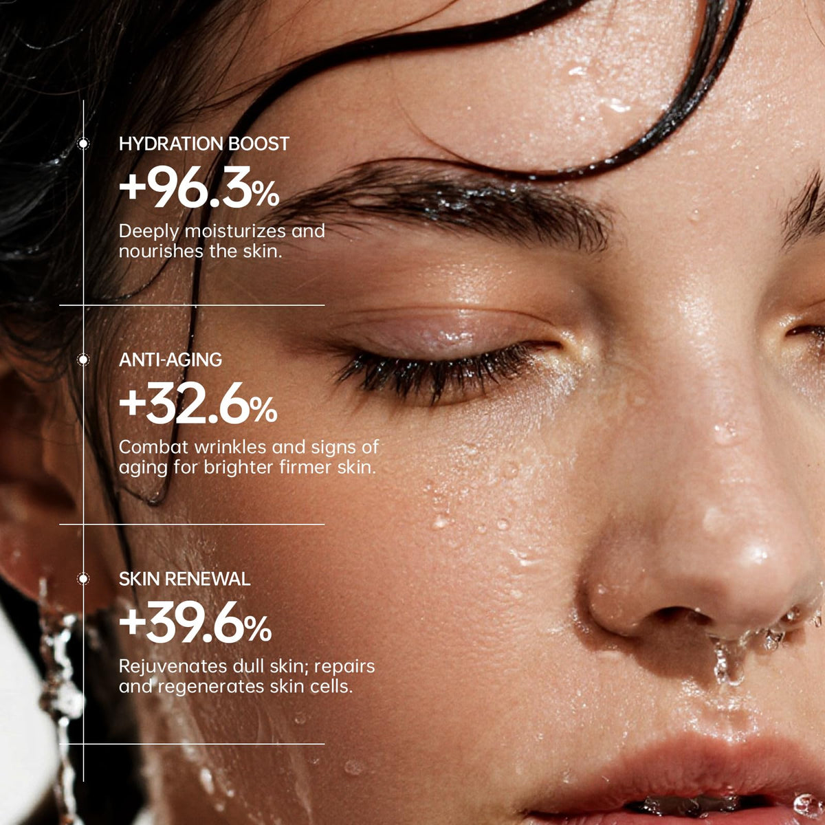 PROF.LING Real Deep Hyaluronic Acid Face Mask Supro Energy Complex delivers deeper hydration.